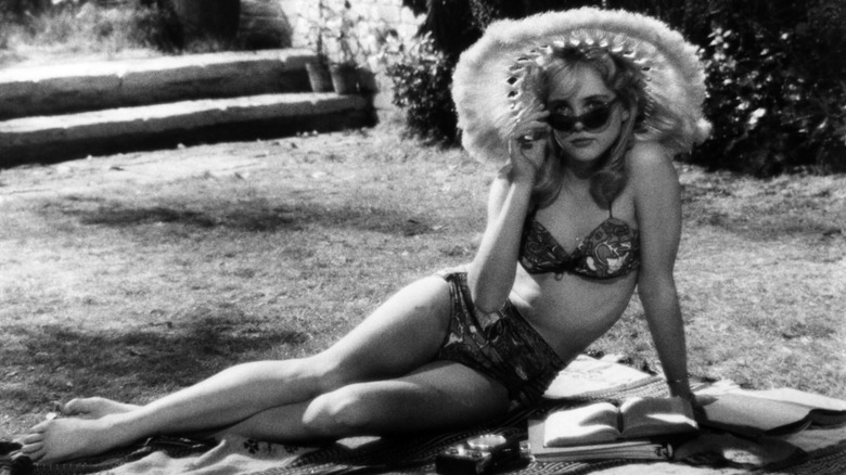 Dolores Haze sunbathes in 'Lolita' (1962)