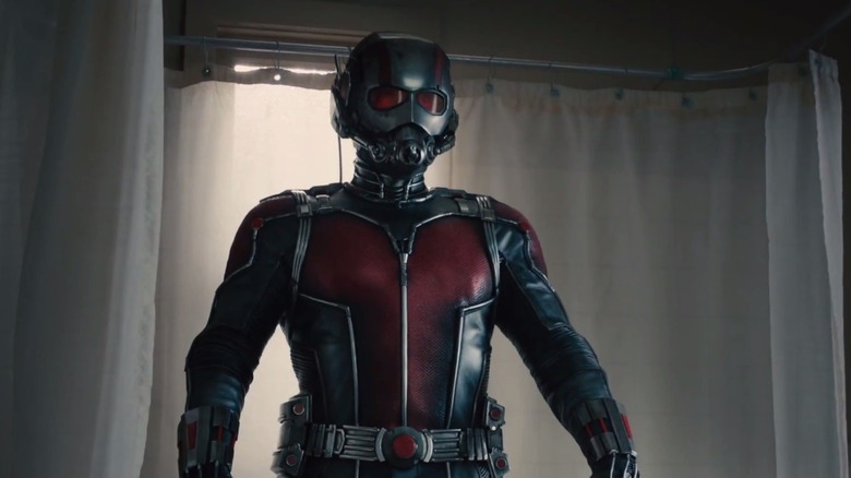 Ant-Man stands in a shower in "Ant-Man" (2015)