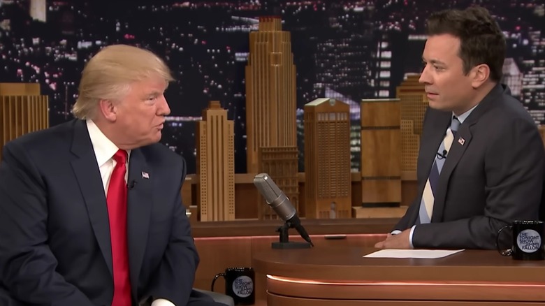 Donald Trump appears on The Tonight Show Starring Jimmy Fallon (2016)