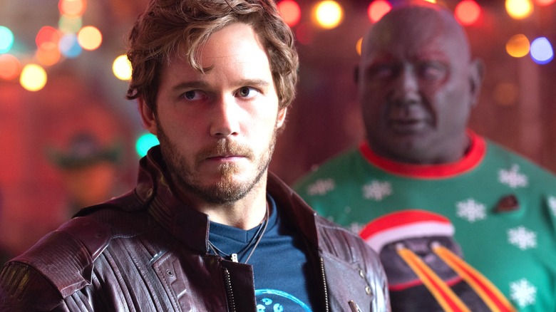 Peter Quill frowning in "The Guardians of the Galaxy Holiday Special."