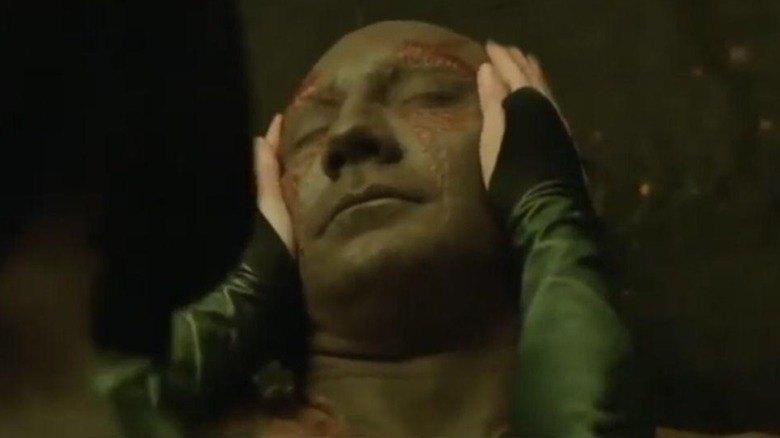 Mantis trying to heal Drax in an Avengers: Infinity War deleted scene