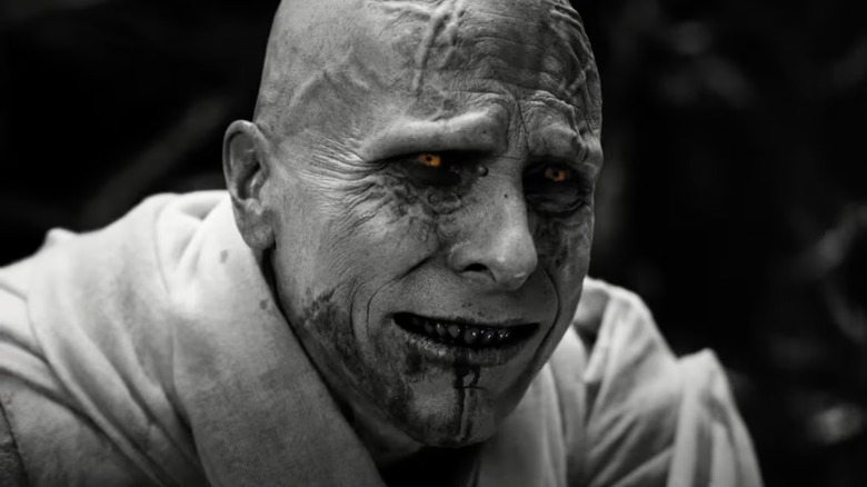 Gorr the God Butcher grimacing in Thor: Love and Thunder