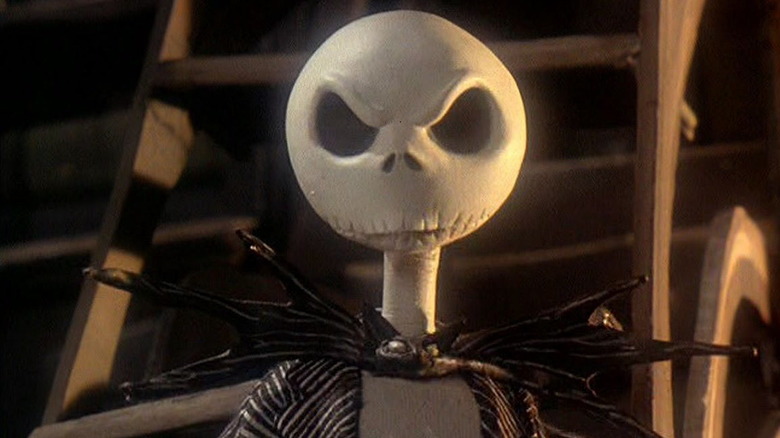 Jack Skellington frowning