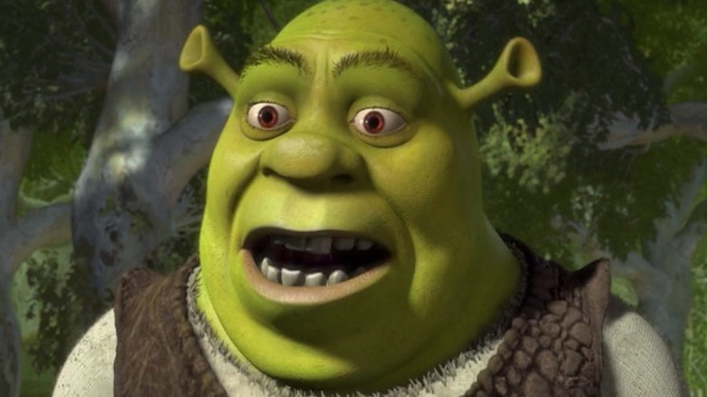 Shrek surprised