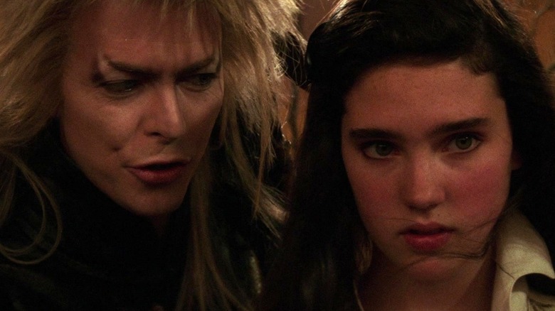 Jareth speaking to Sarah Williams in Labyrinth