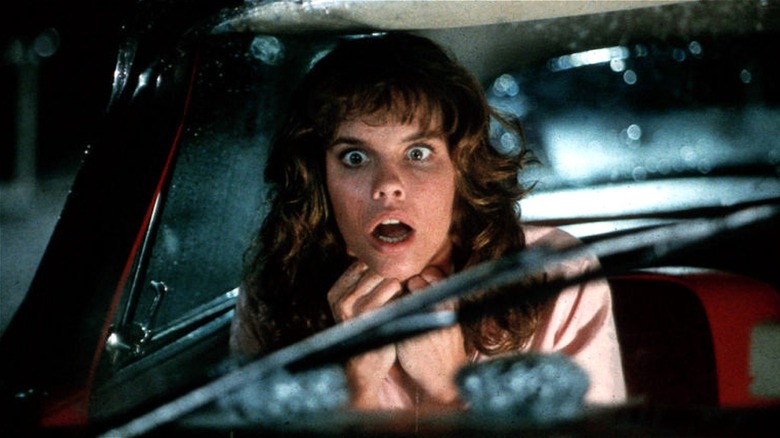 Leigh Cabot looking scared in Christine (1983)