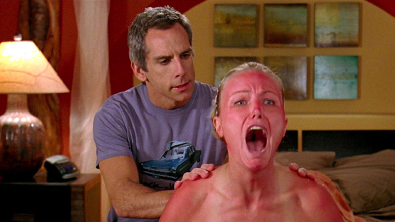 Eddie Cantrow treats Lila's sunburn in "The Heartbreak Kid" (2007)