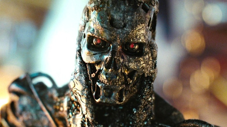 Melted T-800 staring in Terminator Salvation