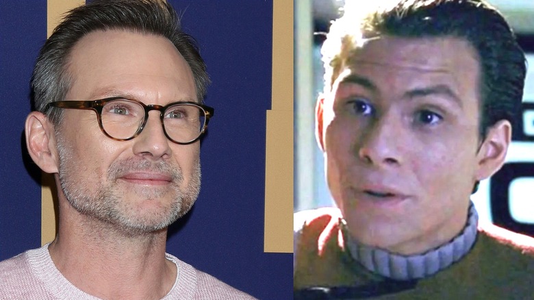 Christian Slater in the present day; Slater on Star Trek VI: The Undiscovered Country
