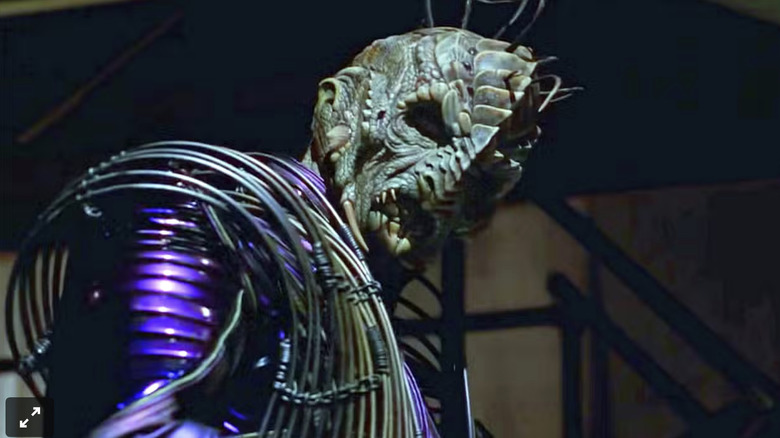A Xindi Reptillian scowls in Star Trek: Enterprise
