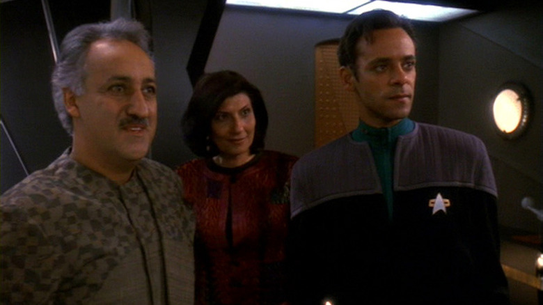 Bashir and his parents in "Star Trek: Deep Space Nine" (1991-1998)