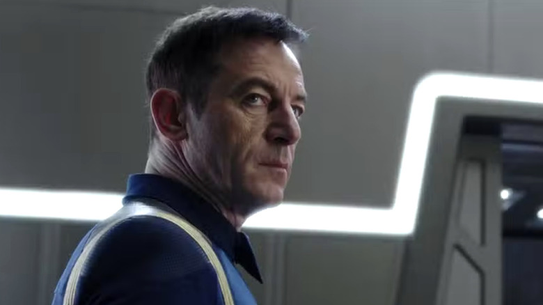 Lorca looks over his shoulder in "Star Trek: Discovery" (2017-2024)