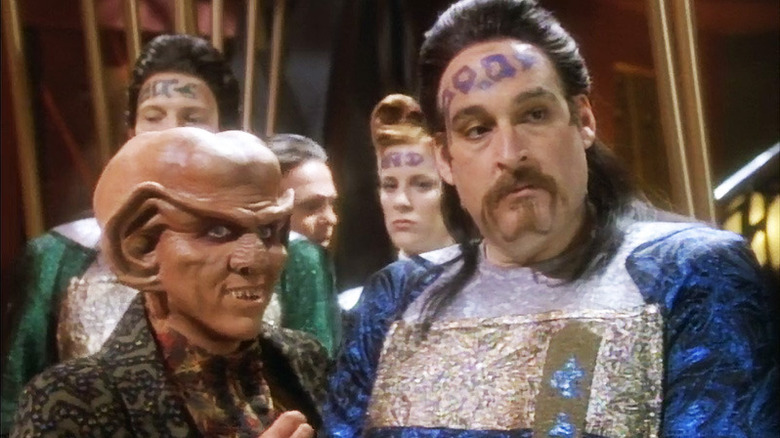 The Wadi ambassador talks to Quark in Star Trek: Deep Space Nine