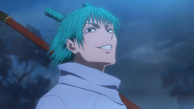 Hajime Kashimo grinning evilly on Jujutsu Kaisen