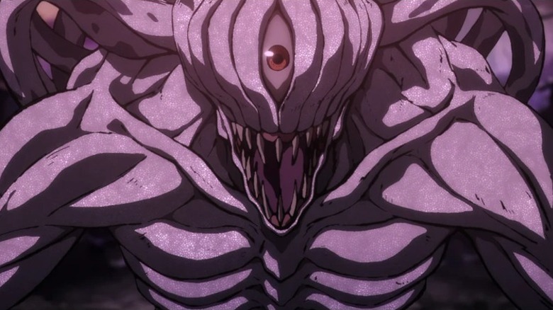 Rika Orimoto's cursed spirit looking alert on Jujutsu Kaisen 0