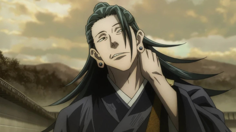 Suguru Geto looking haughty on Jujutsu Kaisen