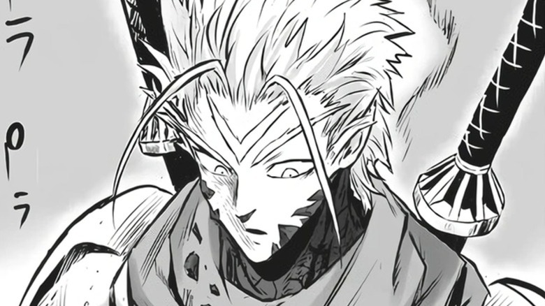 Empty Void looking surprised on One-Punch Man