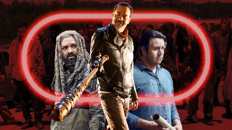 Negan, Ezekiel, and Eugene Porter