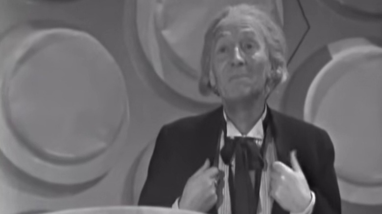 First Doctor smiling