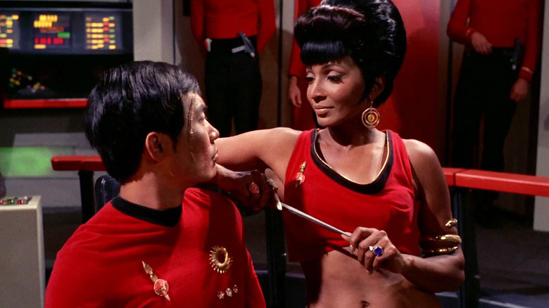 Uhura and Sulu in the Mirror Universe in Star Trek