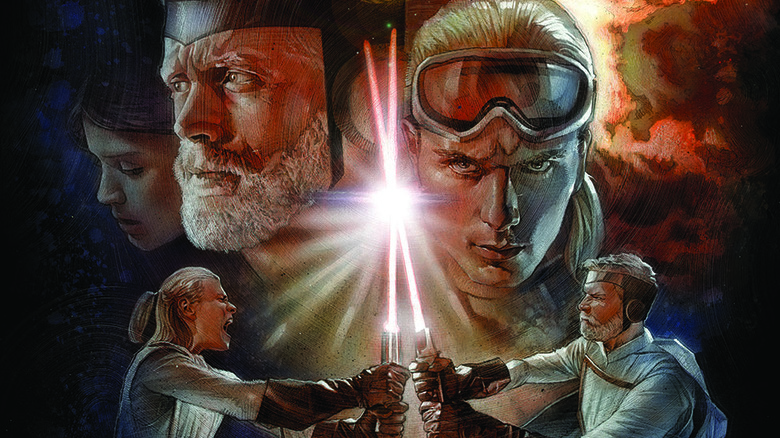 Cover art for The Star Wars #2 featuring Luke Skywalker and Annakin Starkiller