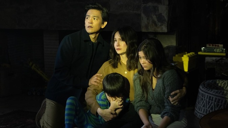 Curtis Pike and his terrified family in Afraid (2024)