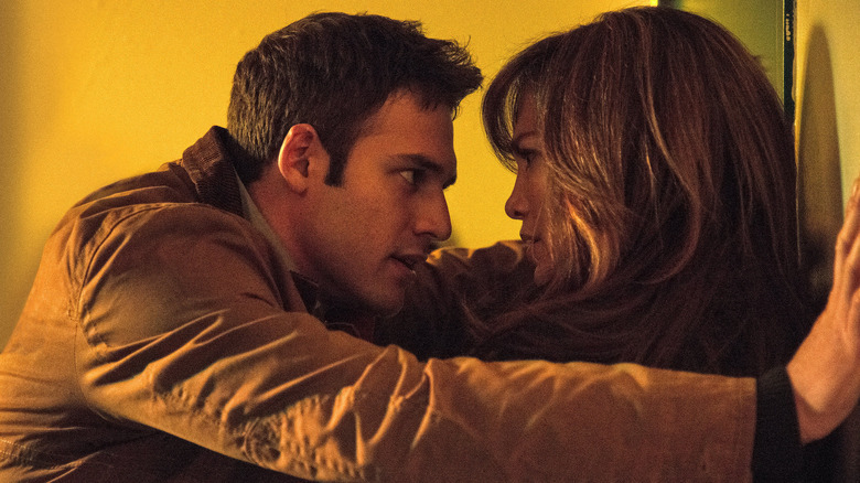 Noah cornering Claire Peterson in The Boy Next Door (2015)