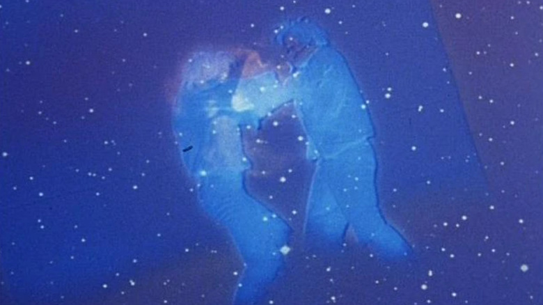 Lazarus and anti-Lazarus fighting in space on Star Trek: The Original Series