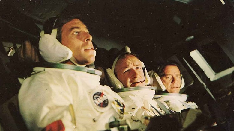 Marooned's three astronaut leads heading into space (1969)