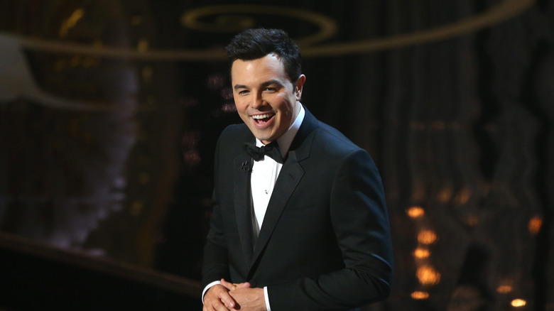 Seth MacFarlane during his Oscars hosting gig (2013)