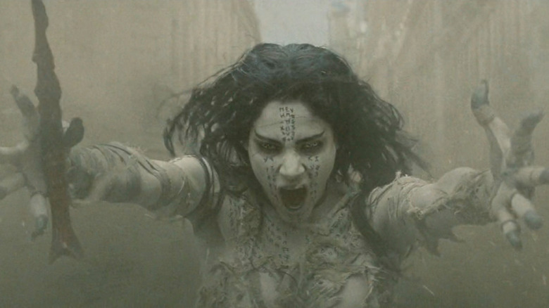 The Mummy summoning chaos in The Mummy