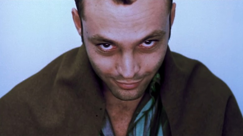 Norman Bates trying to prove he wouldn't harm a fly in Psycho