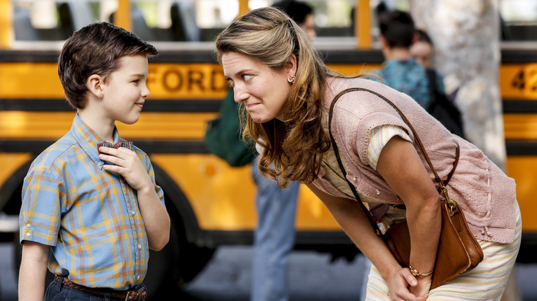 Sheldon and Mary talk in Young Sheldon