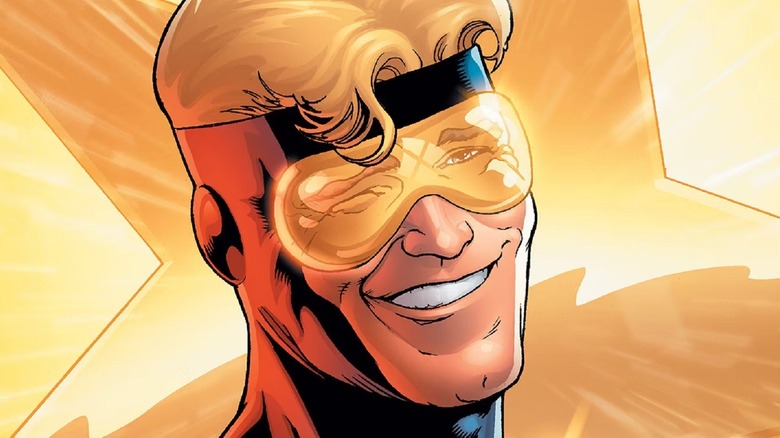 Booster Gold smiling on cover