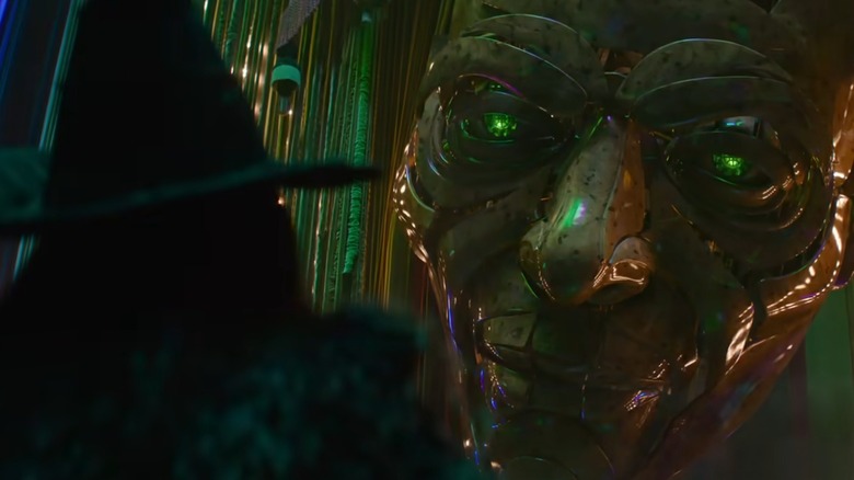 Elphaba facing the Wizard in "Wicked: For Good" (2025)