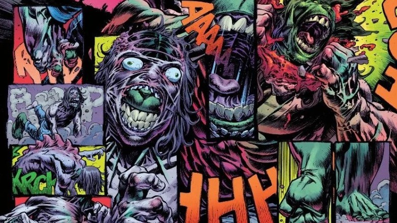 Bruce Banner painfully transforming into the Hulk in The Incredible Hulk vol. 4 #6