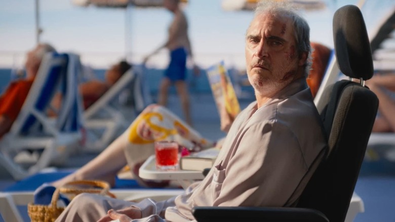 Beau in distress on a cruise ship in Beau is Afraid (2023)