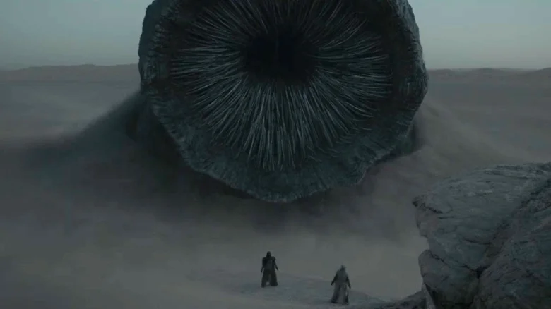11 monstros do cinema que são mais poderosos que Godzilla 6 Minhoca da areia em Duna (Reprodução)