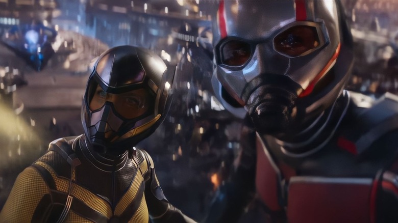 The Wasp and Ant-Man in the Quantum Realm in "Ant-Man and the Wasp: Quantumania" (2023)