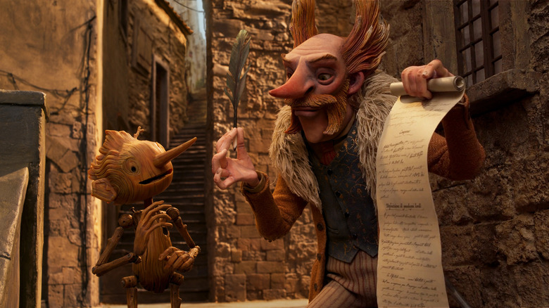 Count Volpe holding a contract