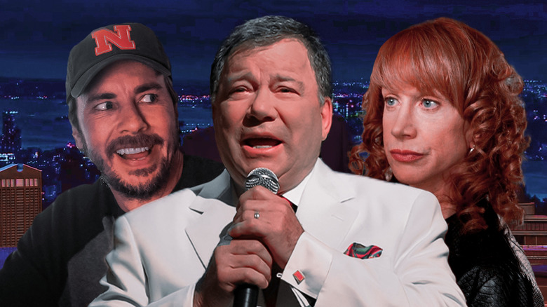 William Shatner, Dax Shepard, and Kathy Griffin