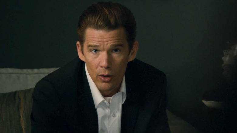 James Sandin speaking in The Purge