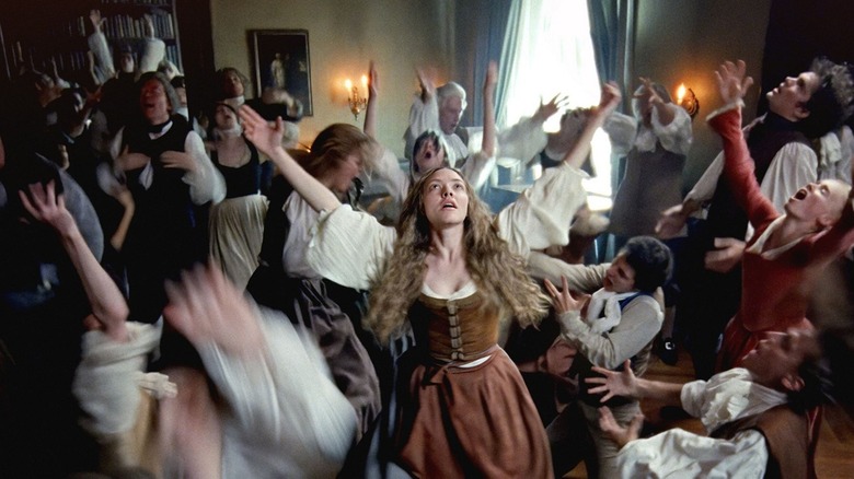 Ann Lee and her followers in The Testament of Ann Lee (2025)