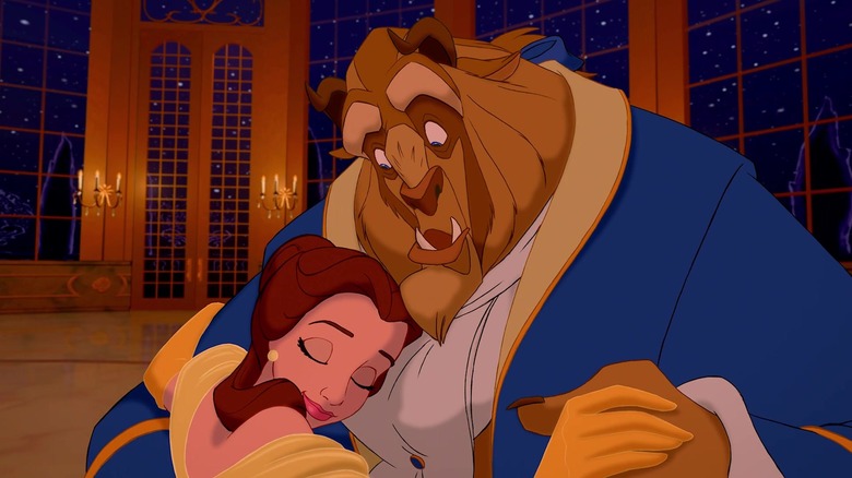 Belle and the Beast dance in "Beauty and the Beast"