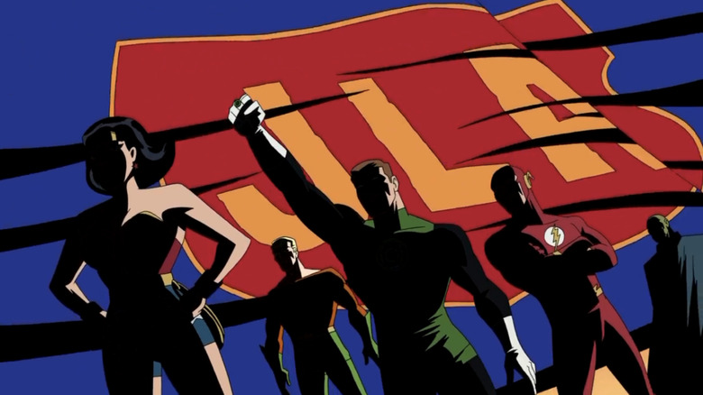 Wonder Woman, Aquaman, Green Lantern, The Flash, and Martian Manhunter unite in Justice League: The New Frontier (2008)