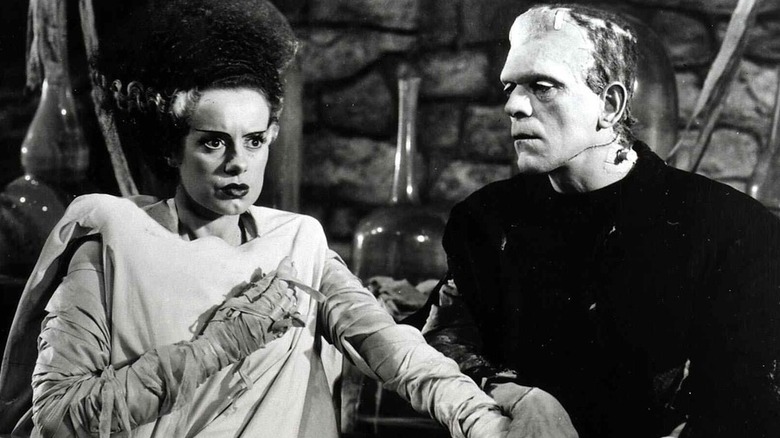 The Bride reacts to the Monster's touch