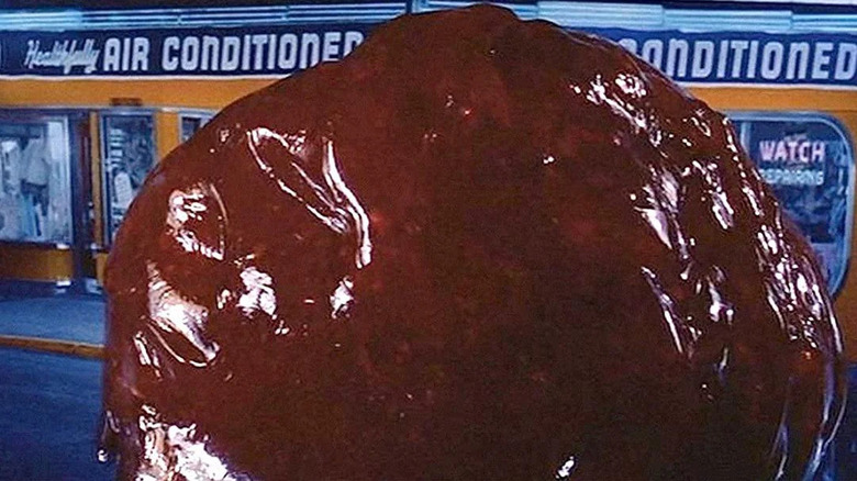 The Blob escapes a movie theater