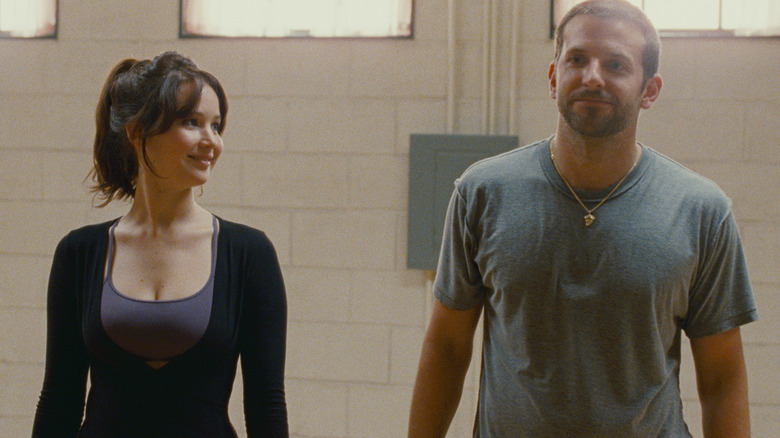 Pat and Tiffany prepare to dance in "Silver Lining's Playbook" (