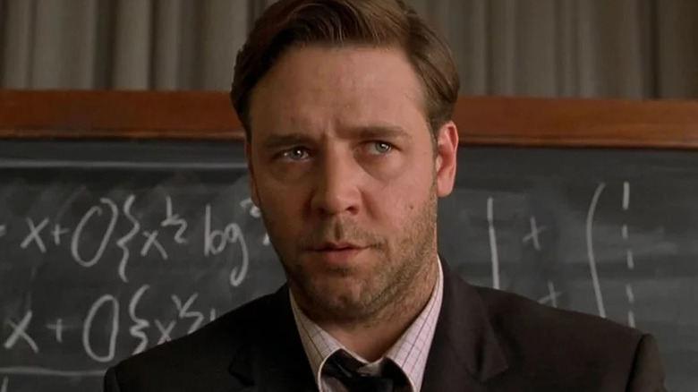 John Nash lecturing in A Beautiful Mind