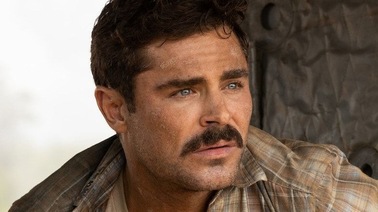 Zac Efron with a mustache